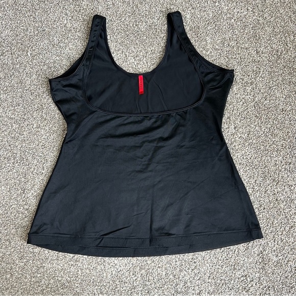Spanx Black Open Bust Tank Top Shape Wear, Size 2X - Picture 1 of 5